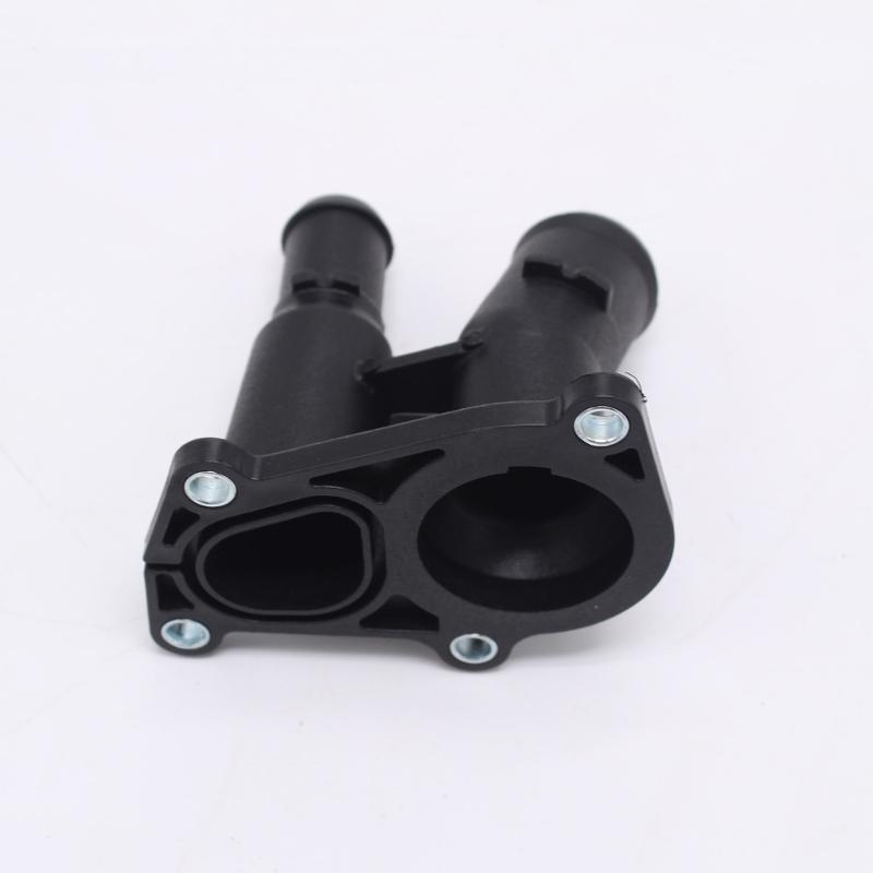 Long Lasting Coolant Flange Thermostat Water Pipe Maintenance For 1493599 Enhances Performances Efficient Engine Cooling