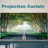 H70Q Projector Screen Design Polyester 70 Simple Foldable Inch 0.672916666666667 Portable Projection Curtain