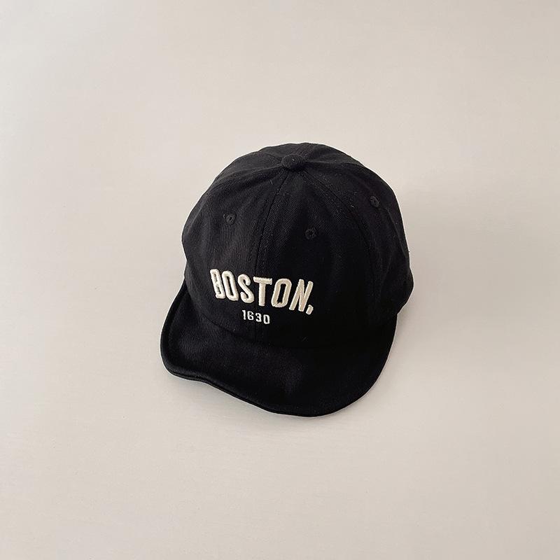 

Kids Hat Spring Summer 47-52cm 1-5 Years Letter Soft Brim Baby Cap Toddler Baseball Cap Boys Girls Sun Hat 47-52cm чорний