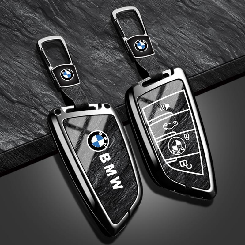 For BMW E81 Car Zinc Alloy Key Shell Key Case Holder Shell For BMW F20 G20 G30 X1 X3 X4 X5 G05 X6 X7 G11 F15 F16 G01 G02 F48 Car Stickers