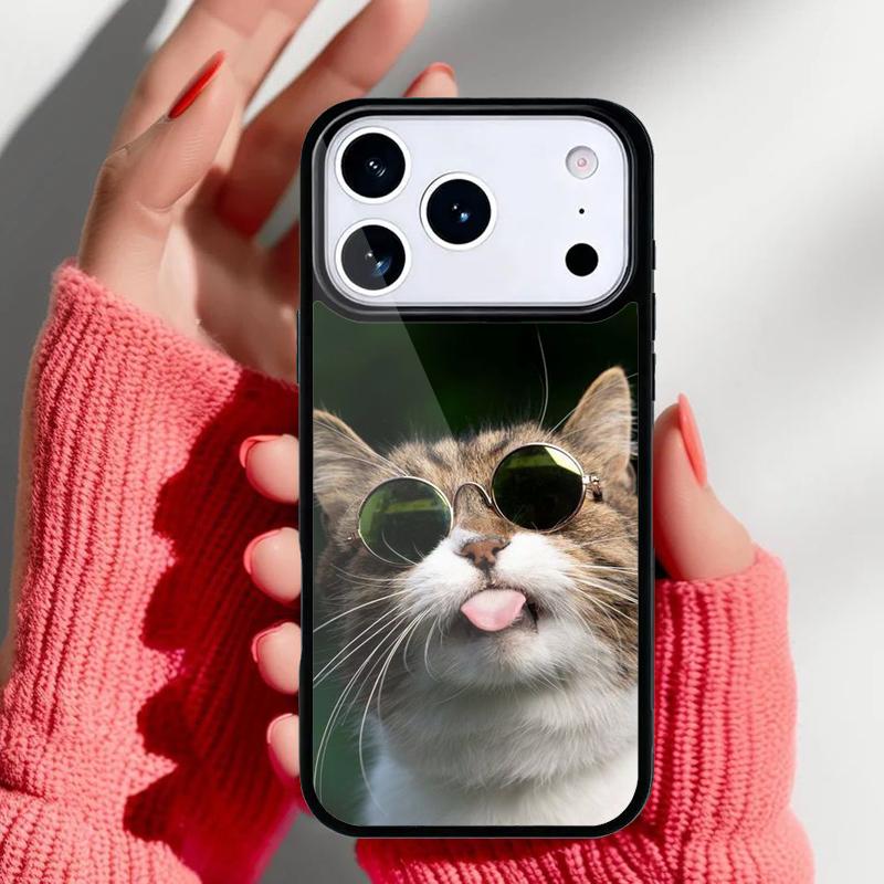 Lovely cat cute Phone Case for iPhone 17 16 15 14 13 Pro Max Back Cover for 12 11 Pro Coque