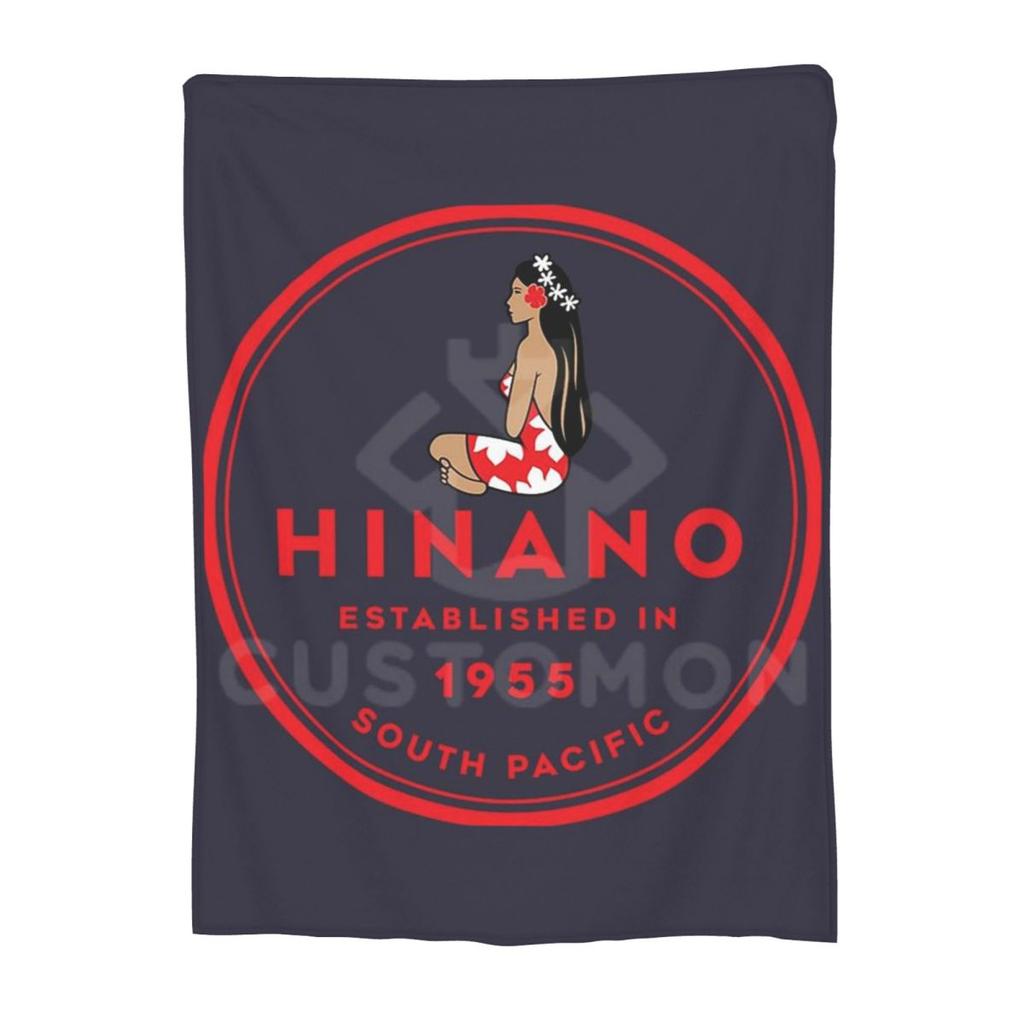 Hinano Tahiti Blankets Soft Warm Flannel Throw Blanket Plush for Bed Living room Picnic Travel Home Sofa