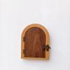 1Pc Switch Panel Indoor Wall Stickers Cute Decorative Frame Creative Solid Wooden Anti-electric Protection Cover