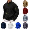 Men  Leisure  Hooded Hood  Standing Collar  Zipper  Hoodie