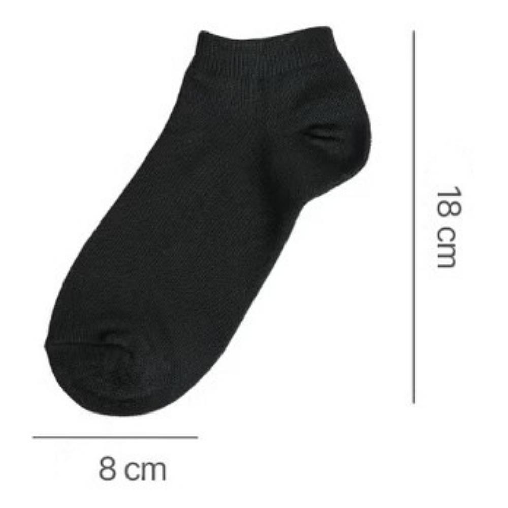 Women's Basic Short Socks Black/White [5~8(US) 2.5~5.5(UK)36~39(EU)]