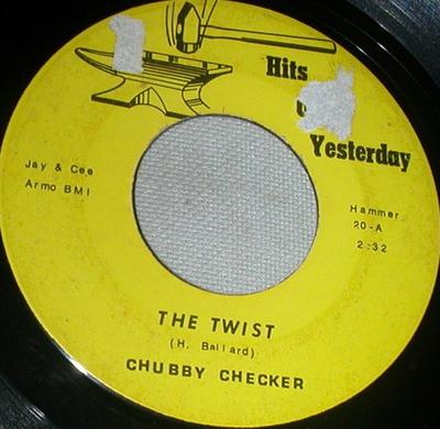 7-Zoll Schallplatte CHUBBY CHECKER - The Twist HAMMER20 Hits Of Yesterd US Rock Gebraucht