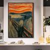 Edvard Munch The Scream Slávne obrazy na plátne Abstraktné Klasický Scream Plagát a tlač Nástenné obrazy Home Decor Cuadros