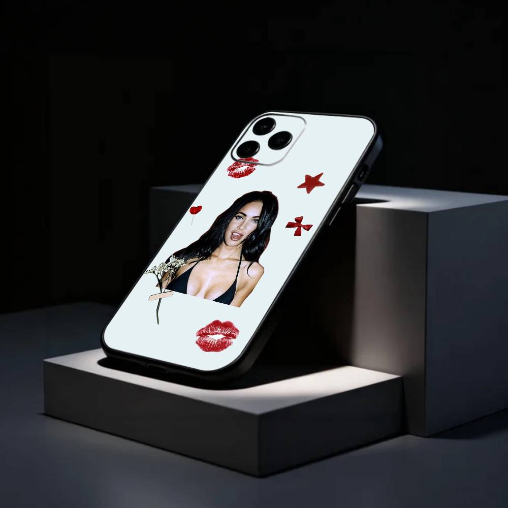 Megan F-Fox   Handyhülle Silikon Weich Für IPhone 17 16 15 14 13 12 11 X XR Plus Pro Max Plus