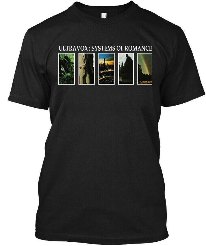 New Ultravox Systems of Romance England Glam Music T-shirt S-5XL XXL