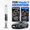 Purpose Vehicle For Mazda 3 2003-2025 BK BL BM BP Paint Repair Pen Touch Up Scratch Remover DIY Auto Accessories Black White Blu