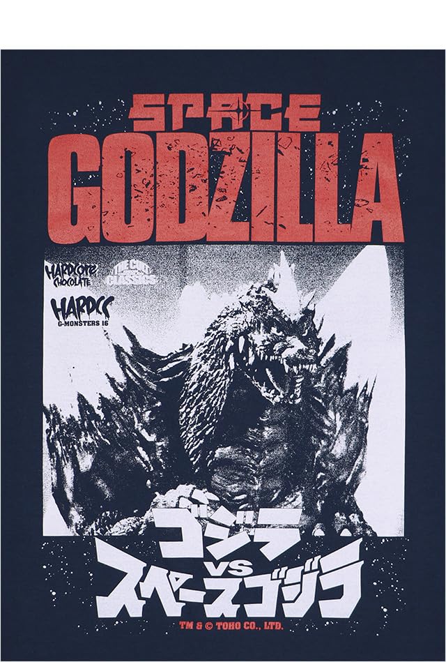 Space Godzilla Short Sleeve Godzilla Vs Space Godzilla XL Slate [Hardcore Chocolate] (Electromagnetic Slate) (SSTEE) (T-2440UR-SL) T-shirt