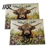 Ink Proof Planner Highland Cow Calendar 2027, 12 Month Wall Hanging with Monthly Planning Large Daily Blocks, Home Office Organizer, Lover Gift