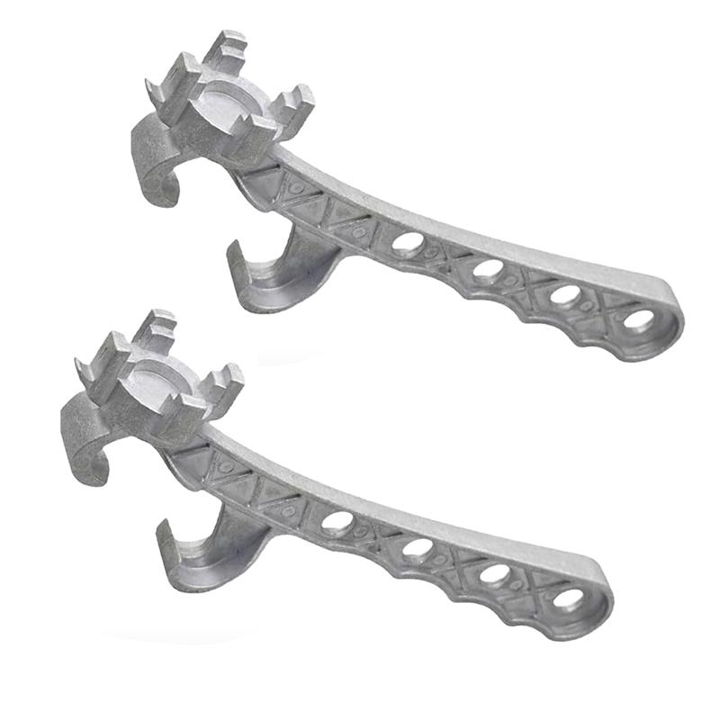 A96I-2Pack Multifunction Aluminum Bucket Opener, 5 Gallon Pail Opener, Metal Bucket Opener, Lid Remover Opener Tool