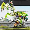 Technical Mechanical Mantis Insect Life Set With light Building Blocks Bricks Animal World Model Assembly Toys for Kid Gifts
