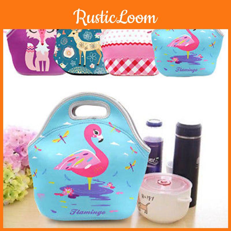 Timeless Design Kids Portable Insulated Thermal Cooler Lunch Box For Stylish Outings