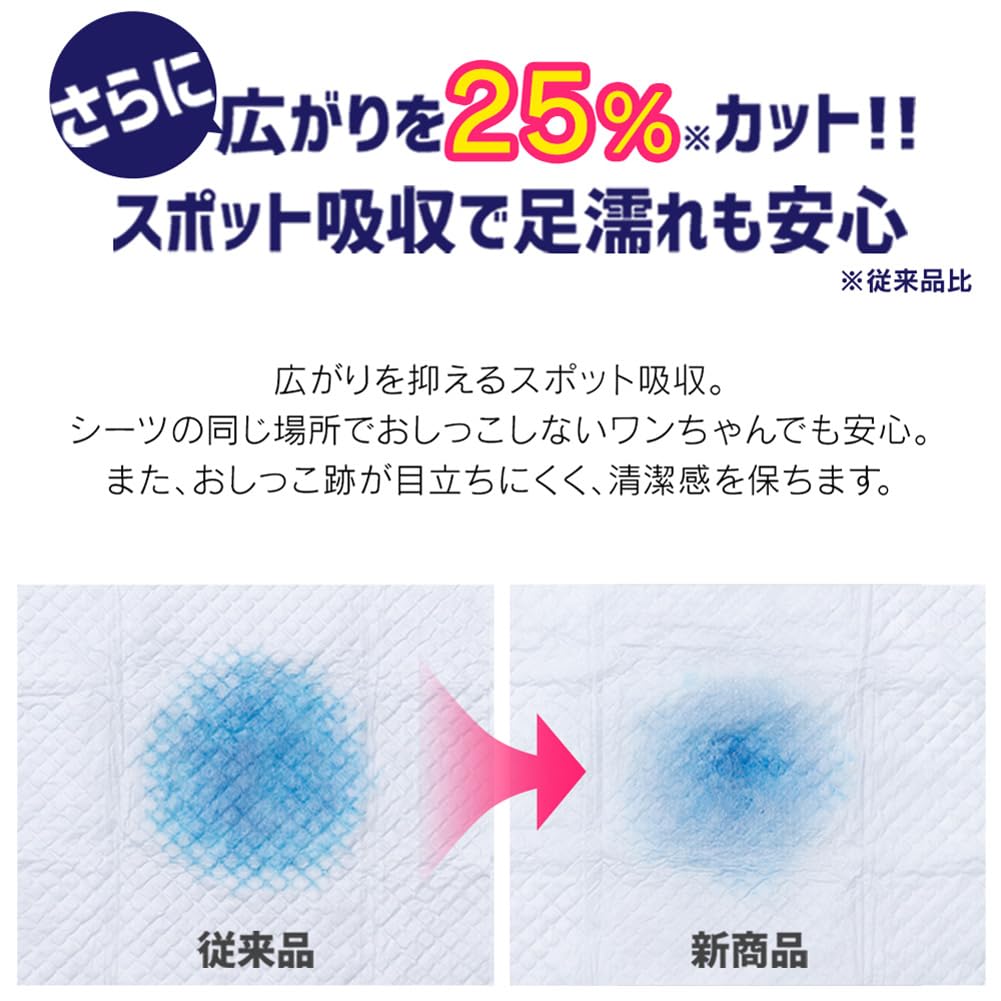 IRIS OHYAMA Pet Super for Small 12 Hours No Need To 88 Sheets Sheets, Thick, Absorbent, Antibacterial, Deodorizing, Dogs, Change, Regular,