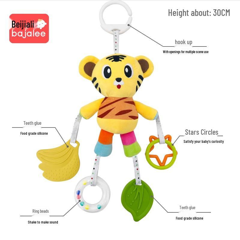 Baby Stroller Mobile: Crib Rattle & Car Seat Soothing Toy