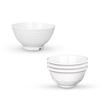 White Melamine Round Soup Bowl