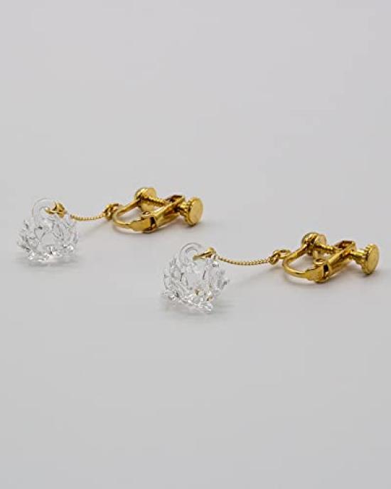 HARIO Earrings White clover HAP-C-005E