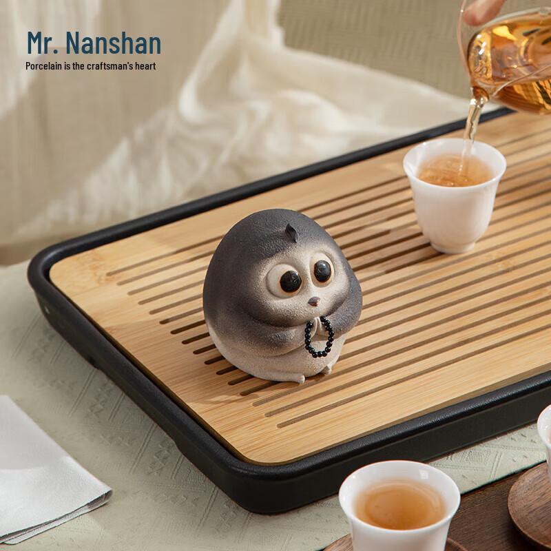 Zisha Big-Eyed Bird Tea Pet Ornament