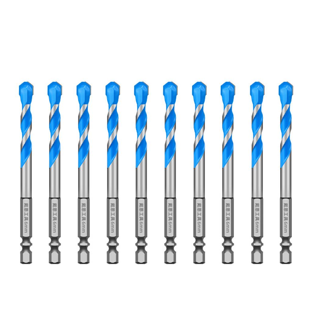 High Hardness Eccentric Drill Precisions Drilling 5/6/8/10/12mm Glass Tile Ceramic Punching Rock Triangles Drill Bit