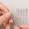 10Pcs High-hardness Nail Polishing Head Set Dead Skin Removal Cuticle Nail Grinding Bits  Nail Tool
