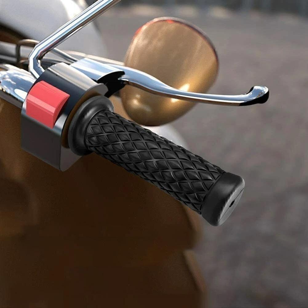 Universal 7/8" 22mm Ha Motorcycle Handlebar Grips Non-slip Rubber Handlebar Grips For Honda Suzuki Yamaha Kawasaki CG125 CB400