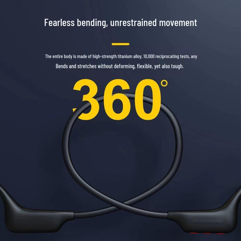 New 32GB Waterproof Bone Conduction Bluetooth Earphones for Sports