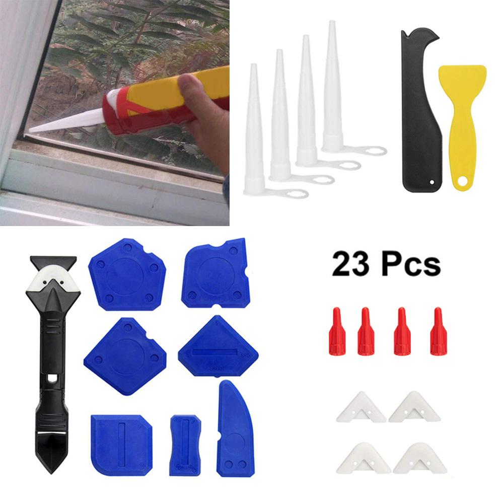 Buy 23pc Silicone Sealant Spreader Spatula Scraper Cement Caulk Kitchen