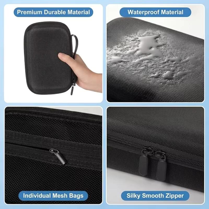 11/26 Slots Insulin Peptide Vial Storage Case Portable EVA Travel Organizer Fit 3ml & 30ml Standard Vials for Fridge Carrying