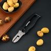 Multipurpose Chestnut Scissors Peeler Chestnut Shell Peeling and Leather Clip Cross Cutting Knife Chestnut Peeler For Kitchen