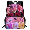 Anime Witch Hunter Group Men'S And Women'S Backpacks, Elementary School Students' Backpacks, Large-Capacity Printed Casual Backpacks
