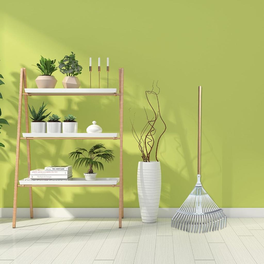 DOITOOL Adjustable Leaf Rake Expandable Gardening Rake Head for Lawn for Leaves Collection for Garden Use