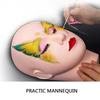 Wimpern-Packung Make-up Übungsmodell Falscher Schaufenkopf Übungs-Wimpernverlängerungszubehör Wimpernverlängerungs-Trainingskopf