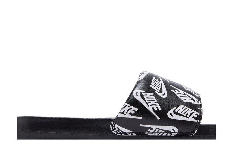 Nike Victori One Slide 'Repeat Logo - Black White'