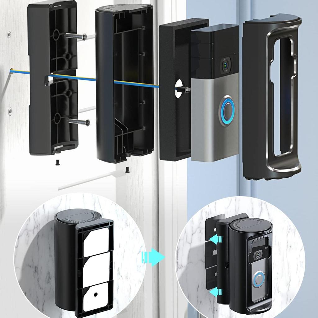 Ring Doorbell Mount No Drill Ring Door Holder Doorbell Mount No Drill Adjustable Ring Doorbell Case