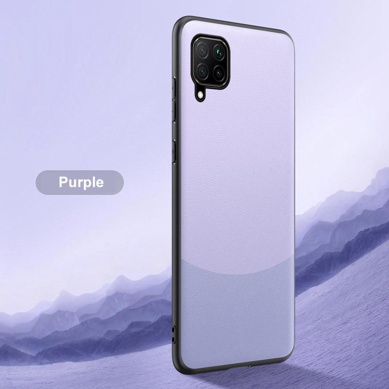 Luxusní pouzdro z PU kůže pro Huawei Nova 7i P40 Lite Zadní kryt Matná silikonová ochrana Pouzdro na telefon pro Huawei Nova 6 SE Nova7 i