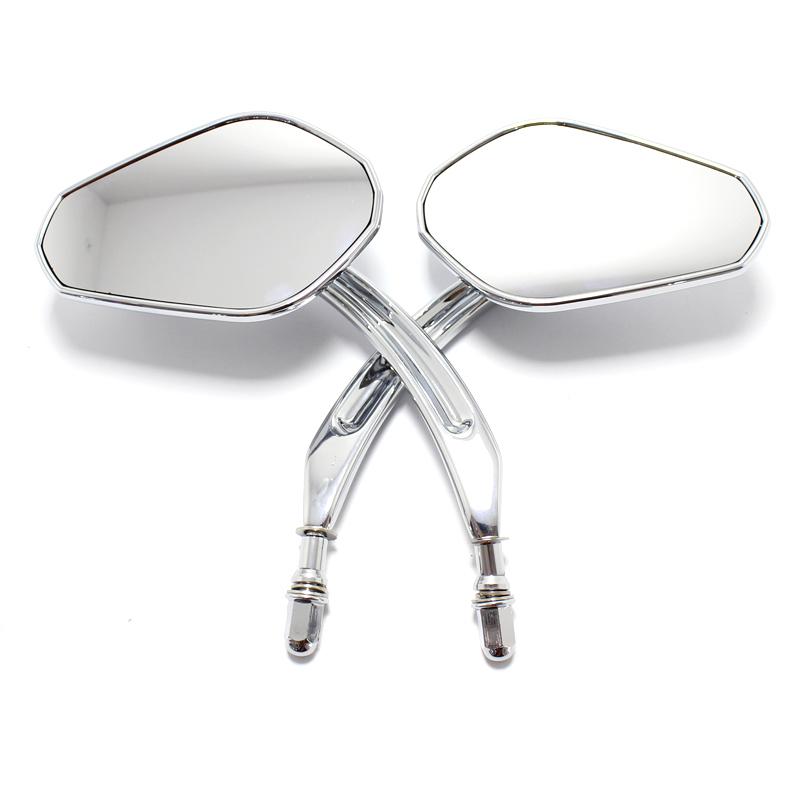 Motocykl levé pravé zpětné zrcátko pro Harley Davidson Street Glide Road King černé a boční zrcátko Chrome
