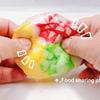 Gradient Colors Rainbow Crispy Balls Soft Decompression Pinch Toy  Office Home Relaxation
