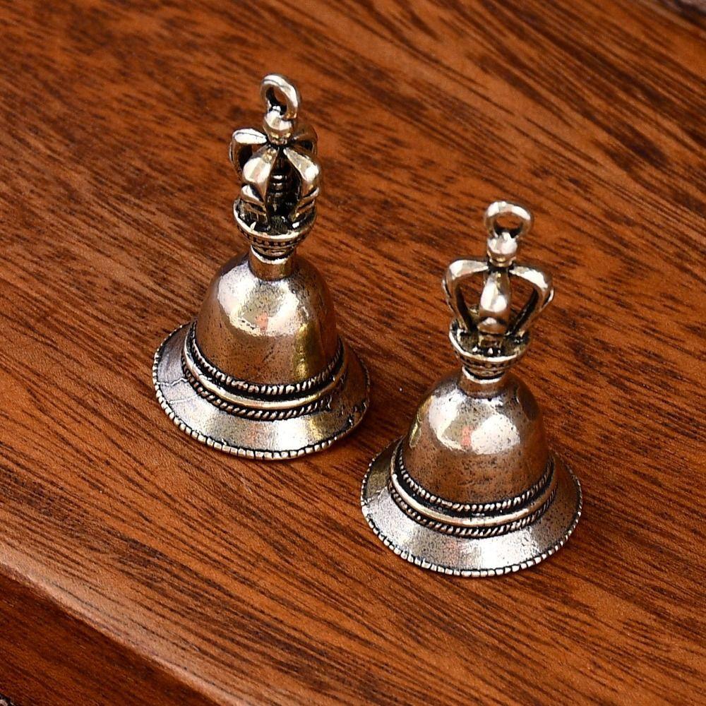 Die-casting Motorcycle Guardian Bell Meditation Evil Spirit Trap Bell Retro Bronze Bell Gifts