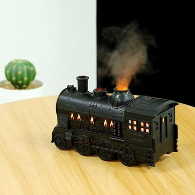 300ml ultradźwiękowy nawilżacz Retro Mini pociąg Usb ładowanie Aroma dyfuzor powietrza OLEJEK ETERYCZNY Mist Maker Fogger światło projekcyjne