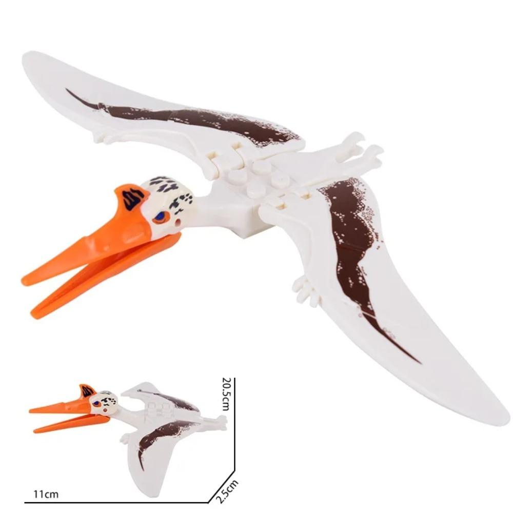 Jurassic Dinosaurier DIY Bausteine Velociraptor Velociraptor Rex Tyrannosaurus Pterosaurier Dilophosaurus Zubehör Steine Spielzeug