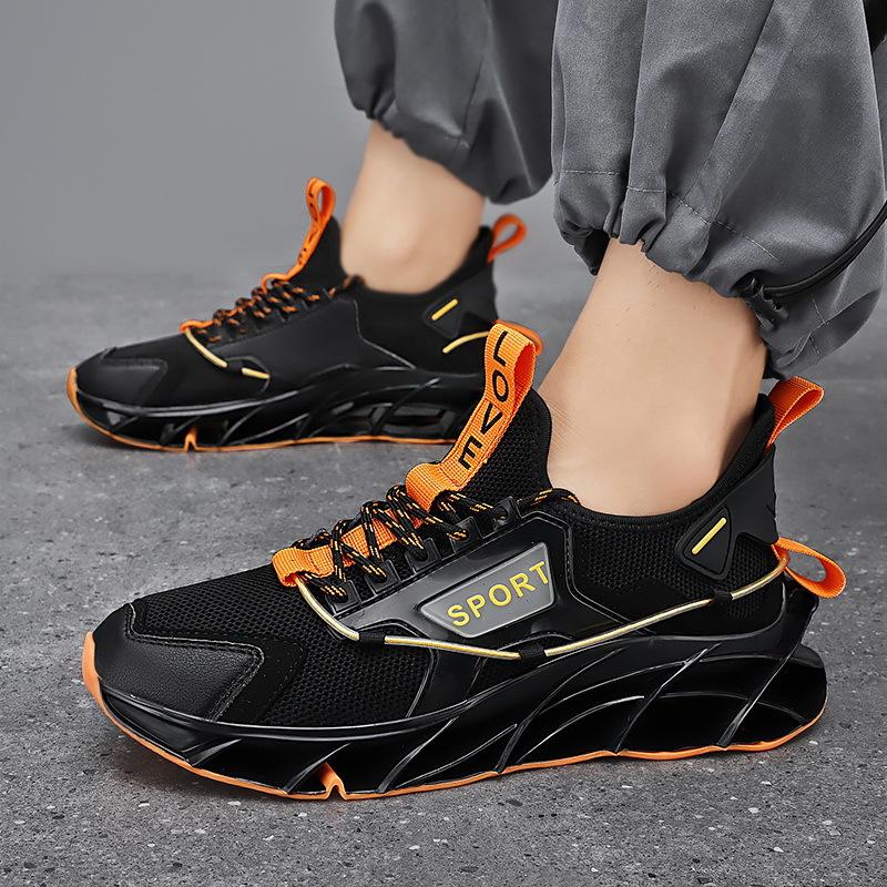 Herenschoenen plusmaat Mesh Mode Blade Buitenzool Sneaker Student Mode Hardlopen Herenschoenen