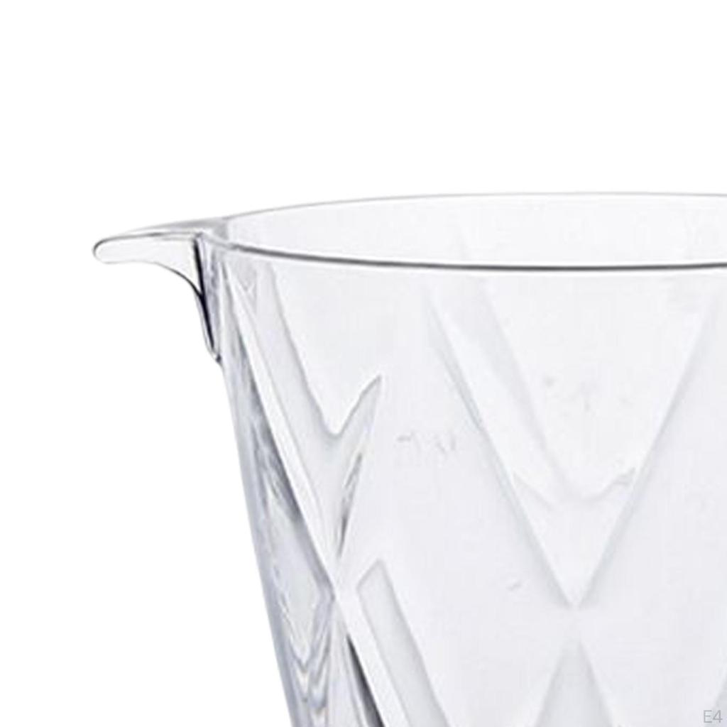 Acryl IJsemmer Emmer, Champagne Bier Koeler, Kuip Feest Drank voor Restaurant