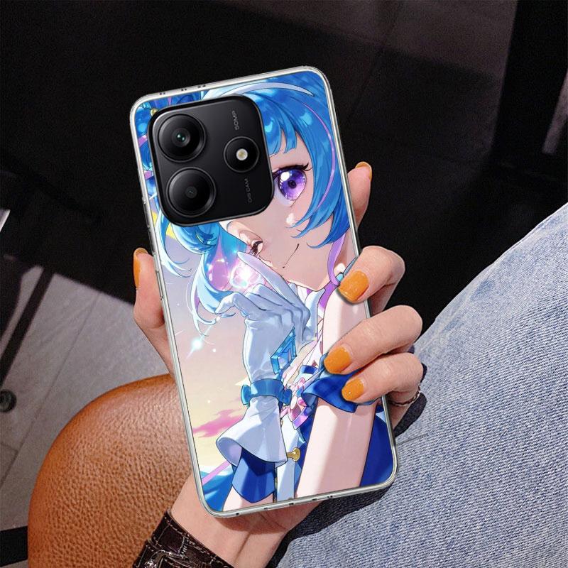 Pretty Cure Anime Phone Case For Xiaomi Redmi Note 15 14 13 12S 12 11 Pro Plus 14S 11S 11E 10 10S 11T 5G Personalized Cover Redm