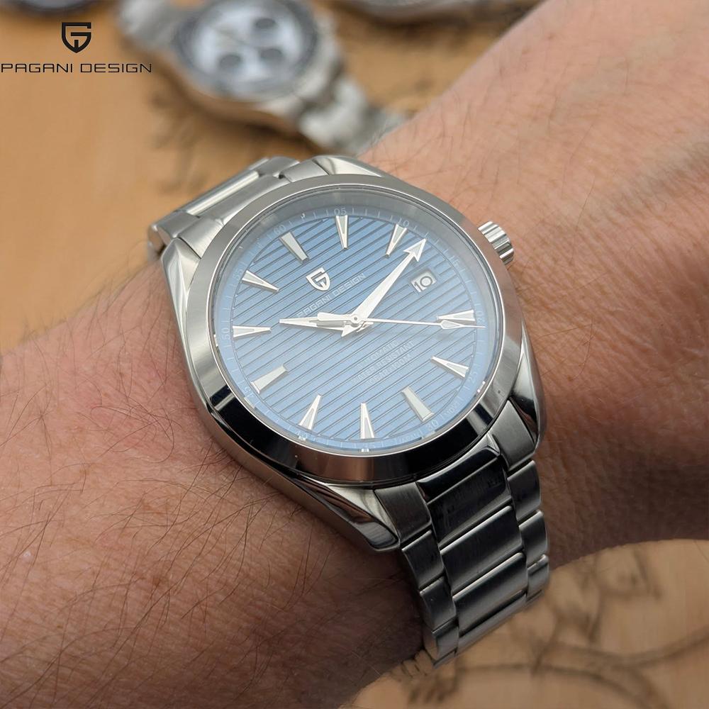 PAGANI DESIGN Top Brand Men's Mechanical Watch Luxury Sapphire Glass Stainless Steel Men's Automatic Watch 100M Waterproof