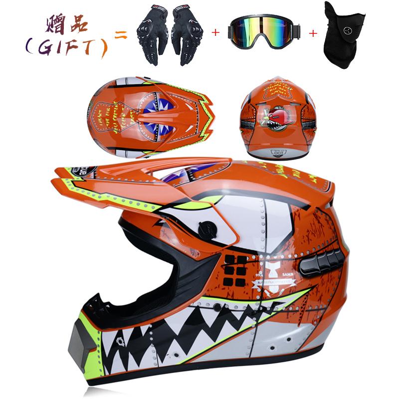 Safety Motocross Helmet Casco Motocross Bicycle Downhill Capacete Atv Cross Helmet Child Motorcycle Helmet Dot Abs 1Kg Unisex