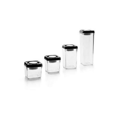 Stackable Vacuum Food Container - IBILI - 788619 - 1950 Ml - Integrated Vacuum Pump - 18/10 Stainless Steel