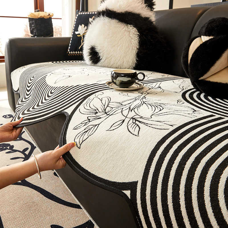 Creative And Fashionable Sofa Cushion  New Four-Season Light Luxury High-End Seat Cushion Non-Slip Sofa Cover Cover Cloth Towel