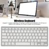 VGEBY Wireless Keyboard, Mini Keyboard, Fast Response, 78 Keys, Ultra-Thin, Multi-System Compatible, Low Noise, for Tablets, Smartphones, and Laptops